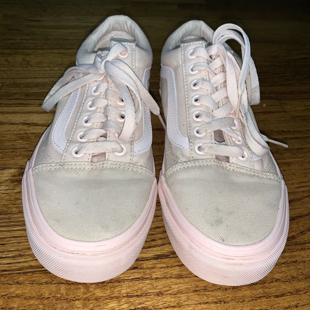 Peach Blush Mono Canvas Vans